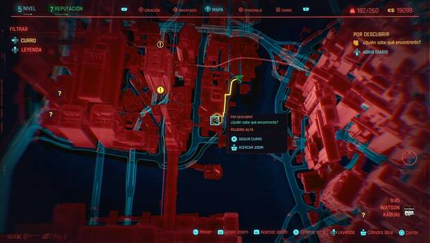 Cyberpunk 2077 - La espalda contra la pared: ubicación de la misión