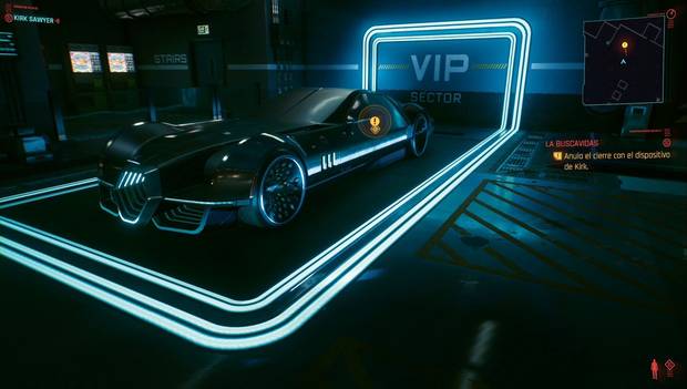 Cyberpunk 2077 - La buscavidas: Rayfield en el garaje