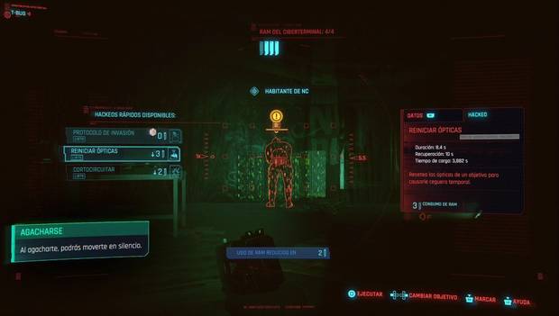 Cyberpunk 2077 - El rescate: pilla a enemigos por la espalda
