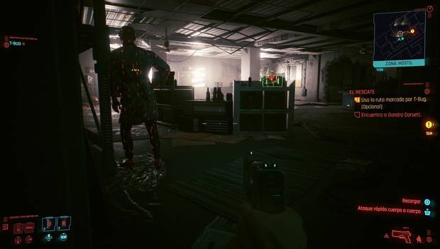 Cyberpunk 2077 - El rescate: enemigos en la próxima sala