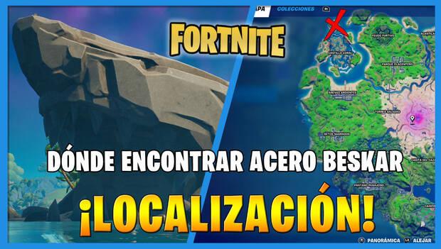 Fortnite - Encuentra acero beskar