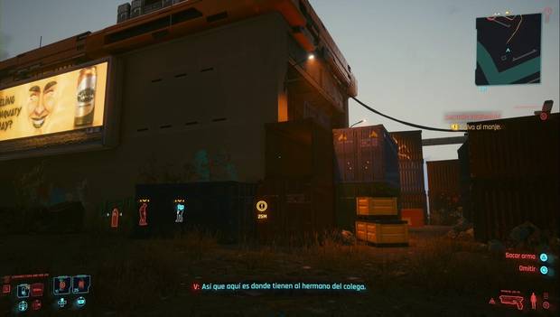 Cyberpunk 2077 - Sacrum profanum: punto desde el que acechar la ubicación