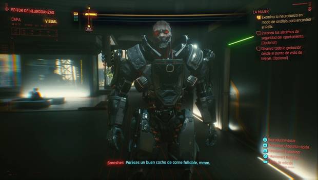 Cyberpunk 2077 - La mujer: Smasher de la neurodanza