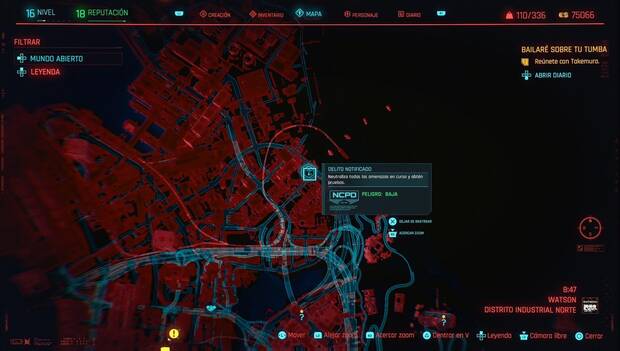 Cyberpunk 2077 - Delito notificado #07 en Watson