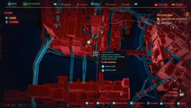 Cyberpunk 2077 - P'aquí pállá: ubicación