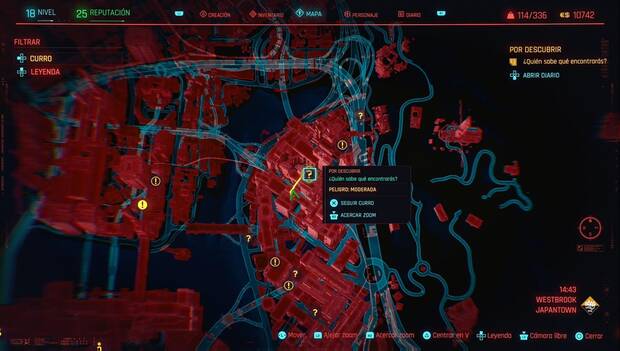 Cyberpunk 2077 - Entrando en calor: ubicación de la misión