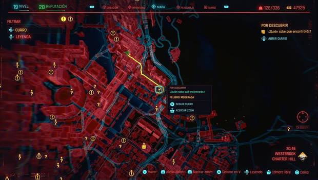 Cyberpunk 2077 - Hasta que la muerte nos separe: ubicación de la misión