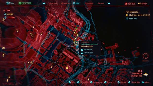 Cyberpunk 2077 - Tygres y buitres: ubicación