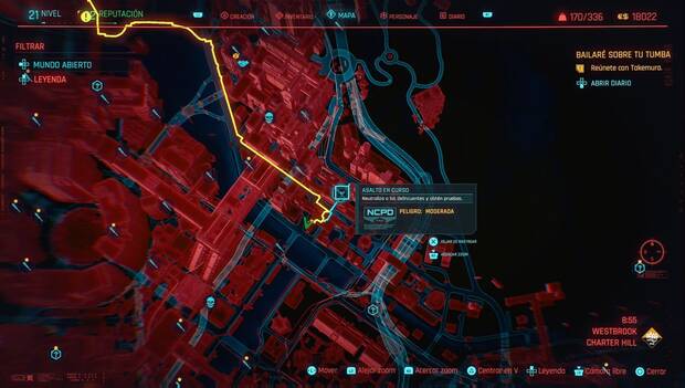 Cyberpunk 2077 - Asalto 5 en Westbrook