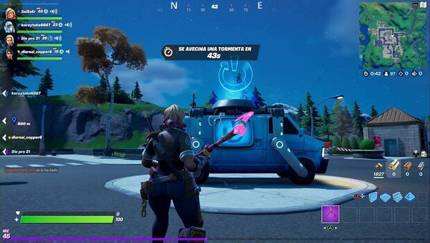 Fortnite - Reiniciar compañeros