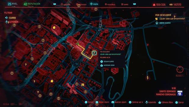 Cyberpunk 2077 - Fiesta de despedida: ubicación de la misión