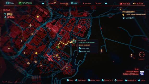 Cyberpunk 2077 - El nido del cuco: ubicación de la misión
