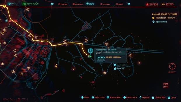 Cyberpunk 2077 - Delito de crimen organizado en badlands 1