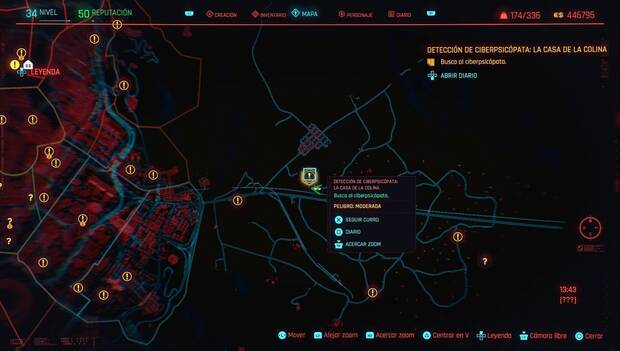 Cyberpunk 2077 - La casa de la colina: ubicación