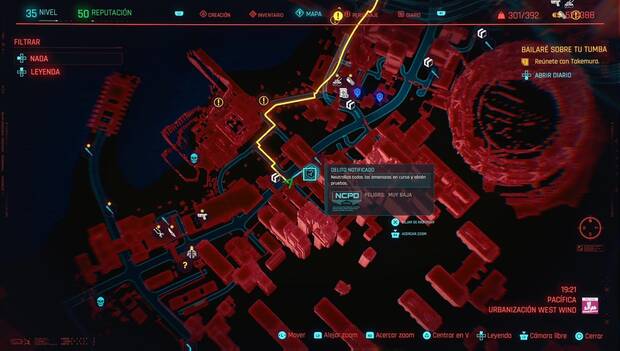 Cyberpunk 2077 - Delito notificado 2 en Pacífica