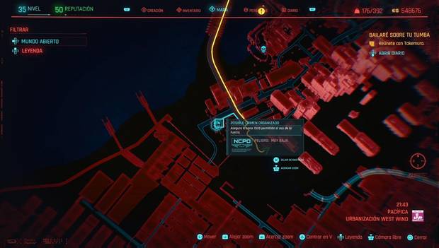 Cyberpunk 2077 - Crimen organizado 1 en Pacífica