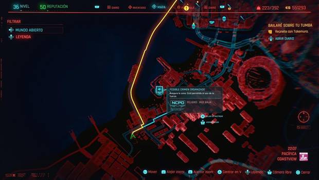 Cyberpunk 2077 - Crimen organizado 2 en Pacífica