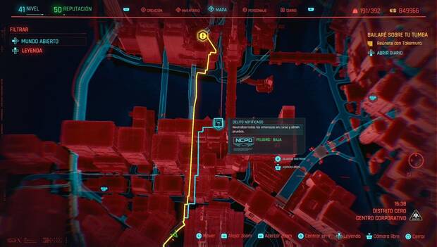 Cyberpunk 2077 - Delito notificado en Distrito Cero 1