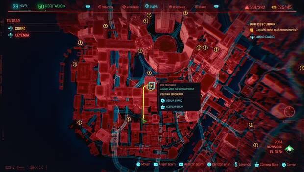 Cyberpunk 2077 - ¿Subes o bajas?: ubicación de la misión