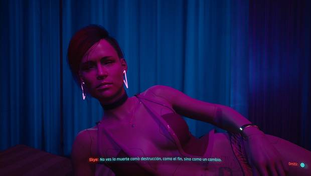 Cyberpunk 2077 - Al calor del amor en un bar: Skye en el Clouds