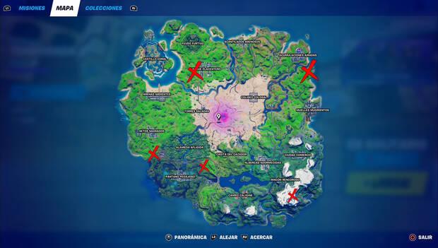 Fortnite - Operación Criomando: dónde encontrar los puestos de avanzada