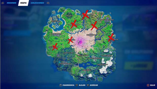 Fortnite dónde encontrar árboles de navidad LOCALIZACIÓN