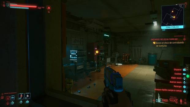 Cyberpunk 2077 - Reliquia familiar: ubicación de los zapatos de Johny