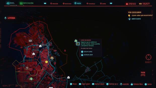 Cyberpunk 2077 - Cerca del suelo