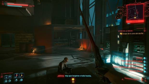 Cyberpunk 2077 - Ritmo de la noche: toca escapar del lugar
