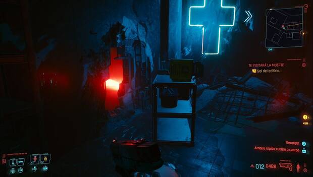 Cyberpunk 2077 - Te visitará la muerte: agujero en la pared
