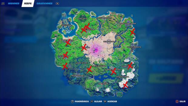 Fortnite Battle Royale - Ubicación de estatuas de cascanueces