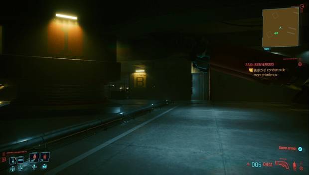 Cyberpunk 2077 - Sean bienvenidos: conducto de mantenimiento
