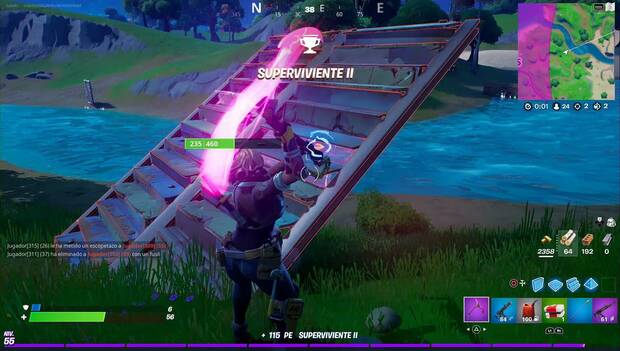 Fortnite - Destruye estructuras enemigas con un pico