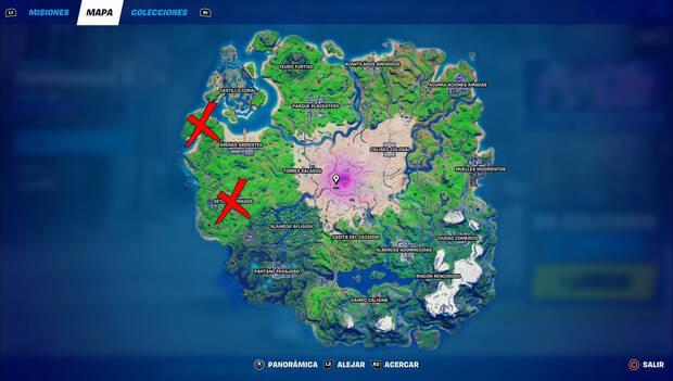 Fortnite dónde encontrar gnomos en Fortín Ruinoso y Setos