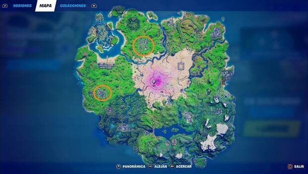 Fortnite - Dónde encontrar buzones (mapa)