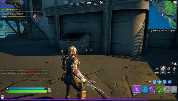 Fortnite - Coloca pruebas incriminatorias Prueba 3