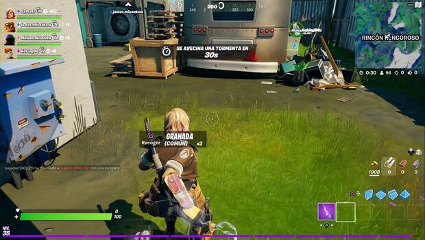 Fortnite - Coloca pruebas incriminatorias Prueba 4