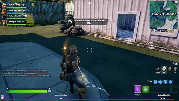 Fortnite - Coloca pruebas incriminatorias Prueba 6