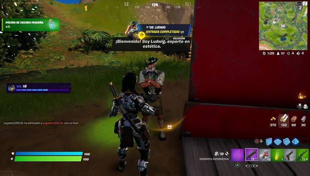 Fortnite Battle Royale - C3 T1 - Ubicación de Ludwig