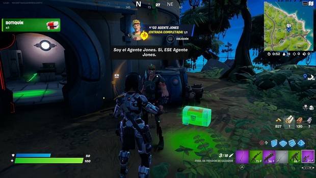 Fortnite Battle Royale - C3 T1 - Ubicación de Agente Jones