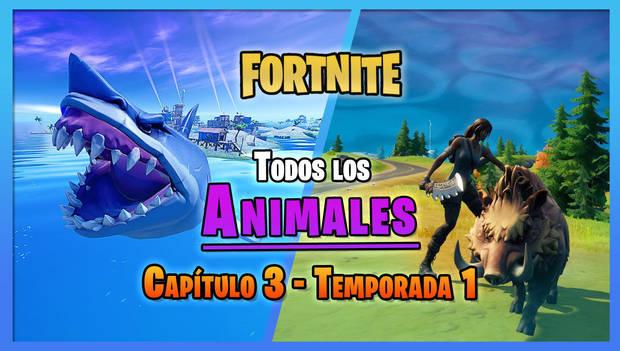 Fortnite - Capítulo 3, Temporada 1: Animales salvajes disponibles, portada del nodo