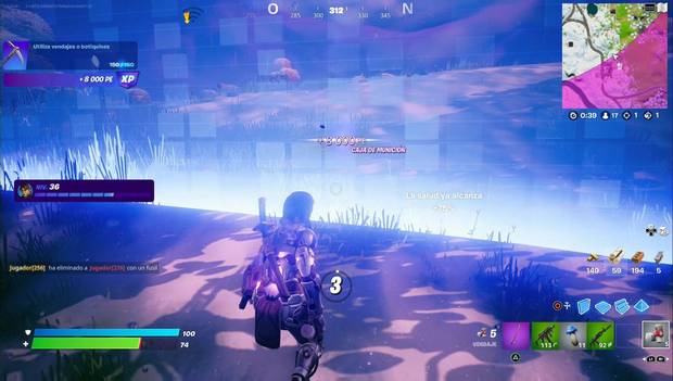Fortnite - Subir rápido de nivel: usa consumibles en la Tormenta