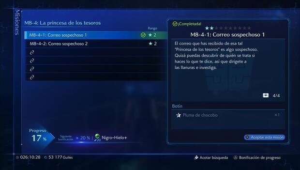 Crisis Core Final Fantasy VII Reunion - M8-4-1: Correo sospechoso 1