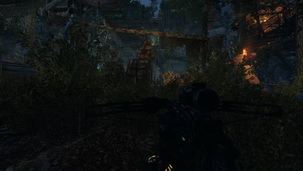 Metro Exodus - La Taiga: Guardia junto a la hoguera del campamento