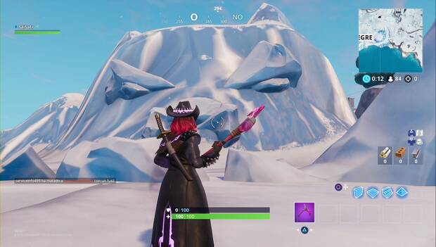 fortnite battle royale cara gigante en la nieve - cabezas gigantes fortnite temporada 8