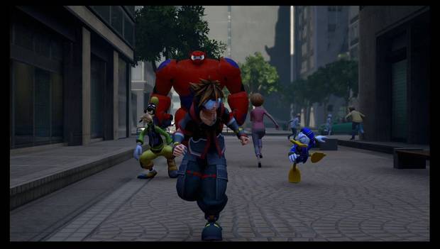 Kingdom Hearts 3 - San Fransokyo: Sora patrulla las calles