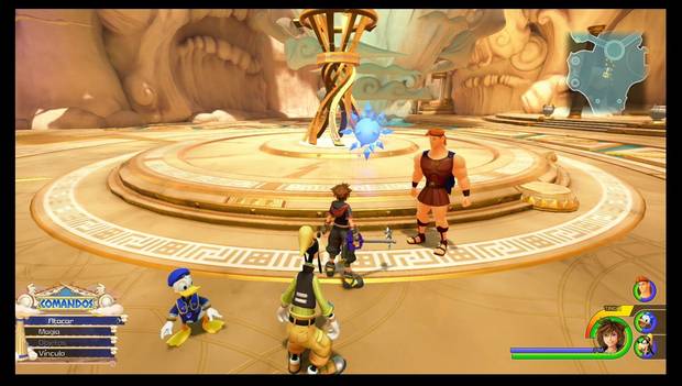 Kingdom Hearts 3 - Portales de batalla - Reino de los dioses (Olimpo)