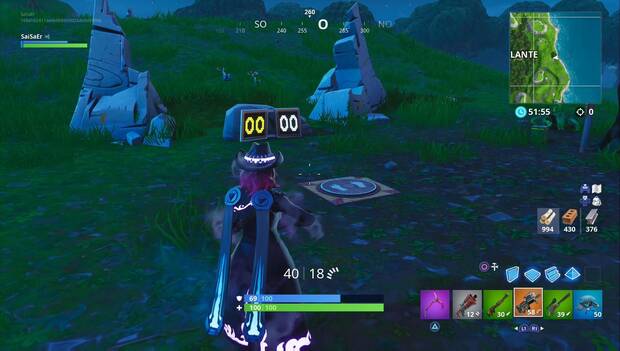 Fortnite Battle Royale - Galería de tiro al este de Alameda Aullante