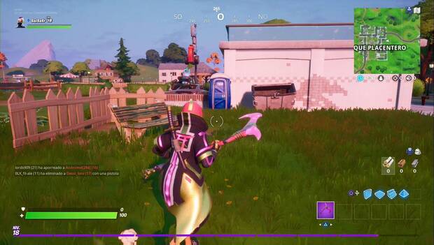 Fortnite - Encuentra refugios de sombra: Refugio Alfa