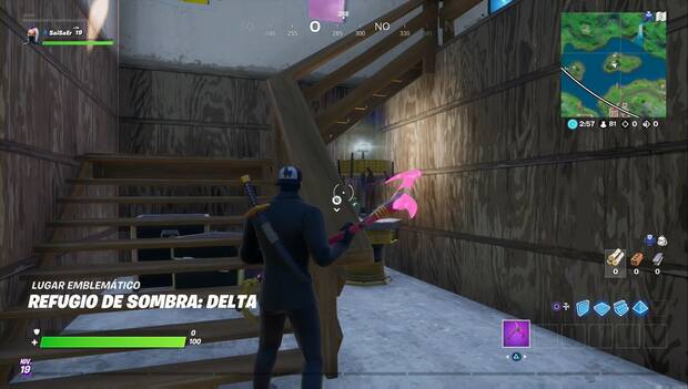 Fortnite: Encuentra refugios de Sombra: Refugio Delta